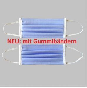 neu: Lanamed Behelfsmaske waschbar aus Deutschland mit Gummibändern