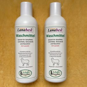 Spezielles Waschmittel für Lammfelle, Schaffelle mit Lanolin